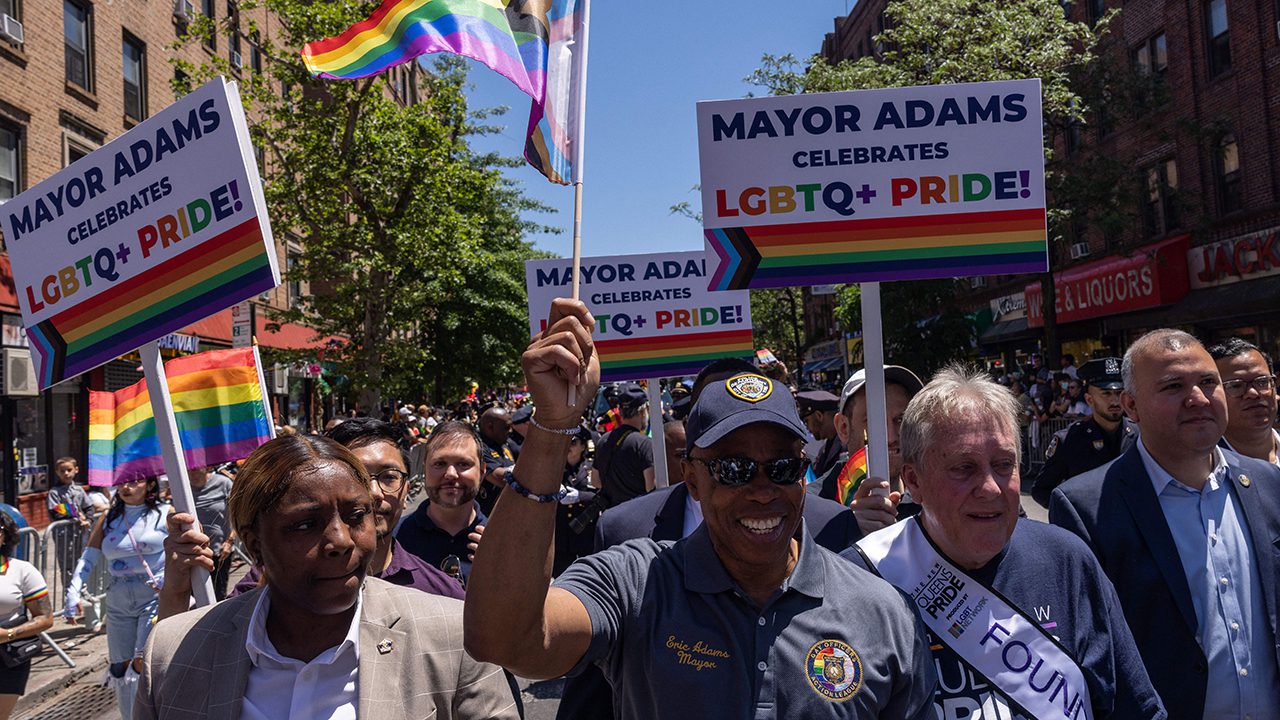 adams-booed-at-nyc-pride-parade,-lgbtq-groups-boycott-mayor’s-reception-over-recent-appointees