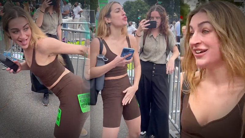 watch:-pro-abortion-protester-calls-teen-girls-‘whores’-outside-supreme-court