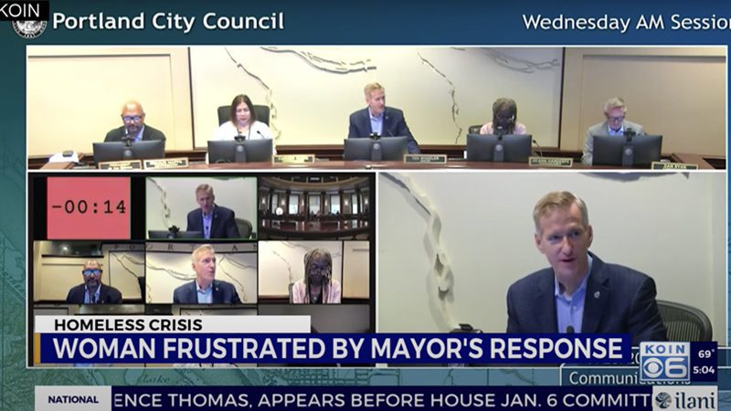 ‘insulting’:-portland-mayor-ted-wheeler-chuckles-when-confronted-on-city’s-homeless-crisis