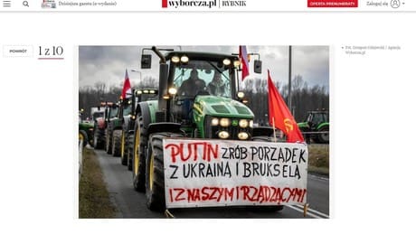bauernproteste-in-polen:-untersuchung-der-staatsanwaltschaft-wegen-pro-putin-plakat-und-sowjetfahne