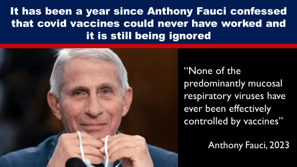 es-ist-ein-jahr-her,-seit-anthony-fauci-zugegeben-hat,-dass-covid-impfstoffe-nie-funktioniert-haetten-und-es-immer-noch-ignoriert-wird